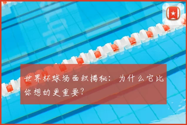 世界杯球场面积揭秘：为什么它比你想的更重要？